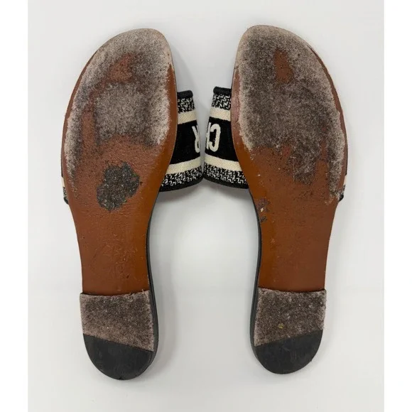 Christian Dior Dway Sandal Slides Size 8.5 US 38.5 EU - Picture 5 of 6